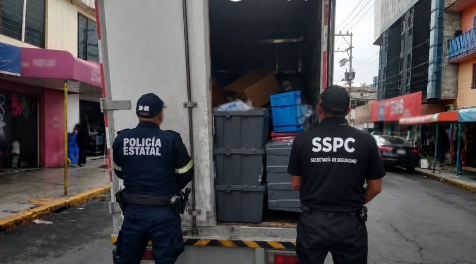 Los vehículos y la mercancía recuperada fueron decomisados y puestos a disposición del agente del Ministerio Público. ESPECIAL/SSPC