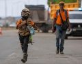 El abuelo de Sebastián aclaró que el niño no se adentra en las construcciones derruidas por seguridad, pero aun así rescató a dos animales. EFE/M. Gutiérrez