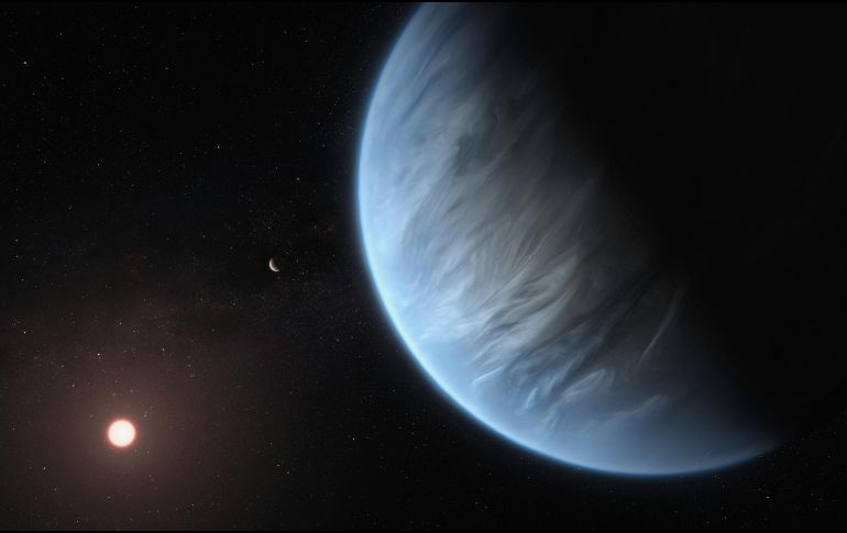 Predicen que el planeta tiene una atmósfera superior dominada por el helio y pobre en hidrógeno y que otras especies químicas, como el agua, quedan atrapadas a altitudes más bajas, más cerca de la superficie. Unsplash