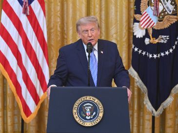 Las revelaciones que Trump presentará durante su intervención “sorprenderán” a la audiencia. EFE/ S. LOEB