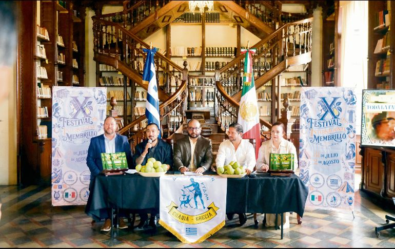 En rueda de prensa, autoridades dan a conocer detalles del Festival Internacional del Membrillo. ESPECIAL