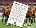 Desde el equipo tapatío hacen un llamado para los fanáticos, referentes de opinión, jugadores, exfutbolistas y medios de comunicación para alzar la voz y respaldar la causa de quienes "creen en un futbol abierto y en crecimiento". ESPECIAL / IMAGO7 y Leones Negros