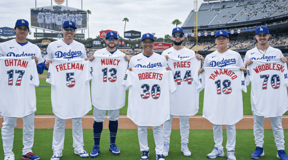 Los Dodgers en el Juego de Estrellas 2026. X/@Dodgers