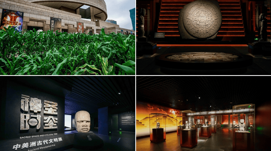 La exposición representa uno de los proyectos de cooperación cultural más ambiciosos entre China, México y Perú en los últimos años. EFE / ESPECIAL