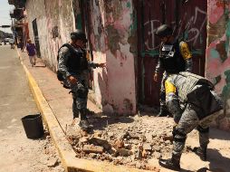 Se confirmó el colapso de una casa debido a la fuerza del terremoto que golpeó a Chiapas y sorprendió a cientos de personas. EFE/J. Blanco