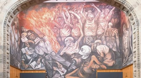 Habrá visitas guiada para conocer los murales de José Clemente Orozco. CORTESÍA