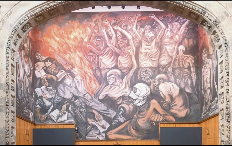 Habrá visitas guiada para conocer los murales de José Clemente Orozco. CORTESÍA