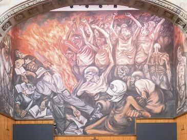 Habrá visitas guiada para conocer los murales de José Clemente Orozco. CORTESÍA