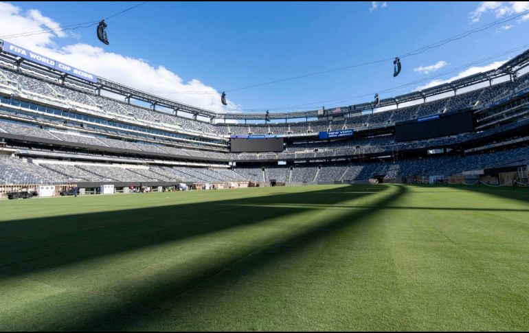 La venta de fragmentos del césped de la Final del Mundial 2026 abrió un nuevo frente entre la FIFA y el gobierno de Nueva Jersey, que reclama una parte de los ingresos. EFE / ARCHIVO