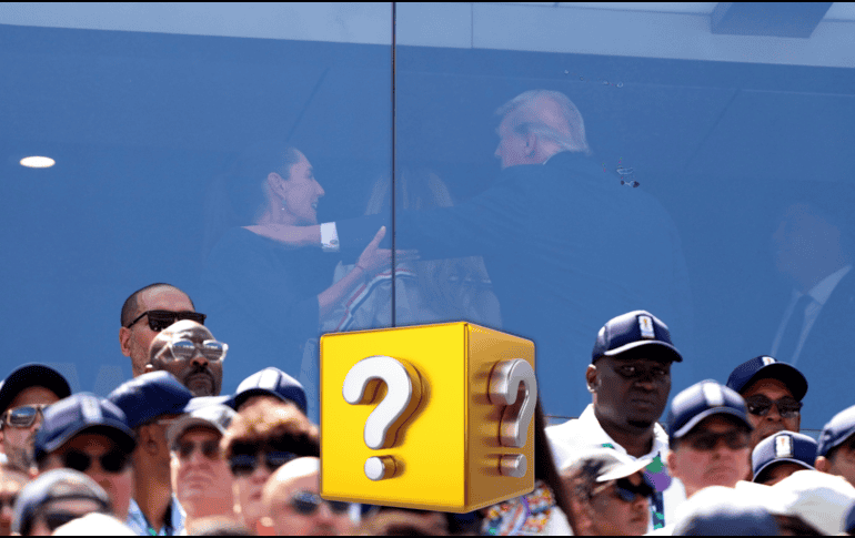 Sheinbaum reveló que durante la final de la Copa Mundial de Futbol 2026, celebrada en Nueva York, sostuvo una breve conversación con el presidente de Estados Unidos, Donald Trump. EFE / ARCHIVO