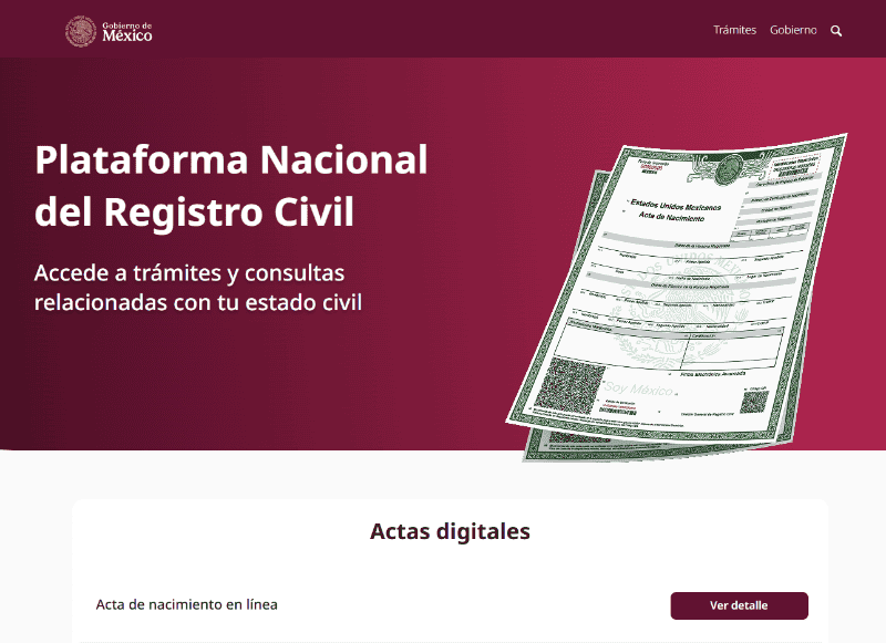 &nbsp;ESPECIAL / Mi Registro Civil