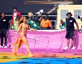 Los fans analizaron todo: desde la apariencia física de Shakira en Estados Unidos hasta su energía en el escenario. EFE/O. Guzmán