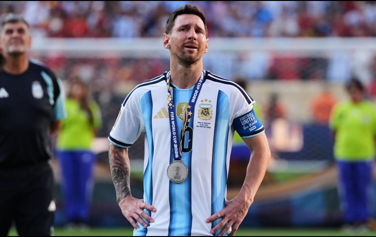 El capitán de la selección argentina no regresó en el mismo vuelo que trasladó el lunes por la tarde a Buenos Aires a gran parte del plantel y la delegación desde Nueva York. AP/S. Scarbrough