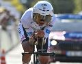 El mexicano Isaac del Toro, en la etapa 16 del Tour de Francia. AFP / J. Pachoud