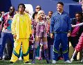 Ronaldinho, Madonna y Ronaldo participaron en el espectáculo de medio tiempo de la final de la Copa Mundial de la FIFA 2026. AFP