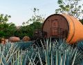 El único hotel en el mundo con habitaciones en forma de barricas gigantes / Foto: Cortesía