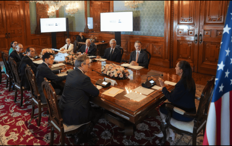 La Presidenta sostiene reunión con el representante comercial de Estados Unidos; evaluó avance de las negociaciones sobre la revisión del T-MEC. X / @Claudiashein