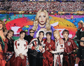 El referente más reciente es Bad Bunny en el medio tiempo del Superbowl. EFE / ARCHIVO / ESPECIAL / IG / @madonna / @shakira / @justinbieber / @bts.bighitofficial