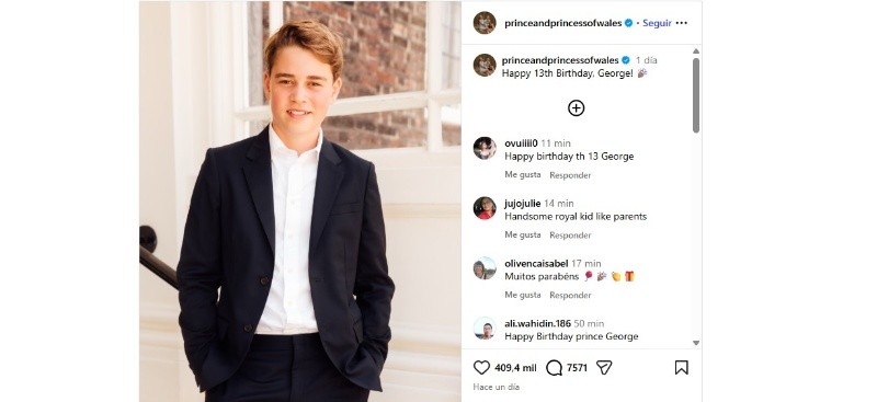 La reciente imagen del príncipe causó furor en redes. INSTGRAM&nbsp;