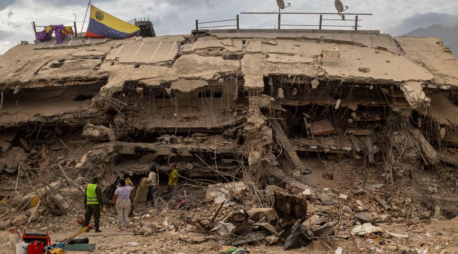 El doble terremoto de Venezuela es el más mortífero que ha experimentado el país en el último siglo. EFE/M. Gutiérrez