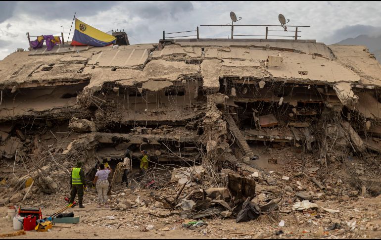 El doble terremoto de Venezuela es el más mortífero que ha experimentado el país en el último siglo. EFE/M. Gutiérrez