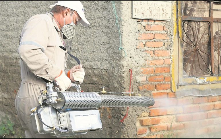 Las fumigaciones forman parte de la estrategia sanitaria implementada tras las lluvias. ESPECIAL