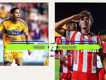 El encuentro de la Liga MX enfrenta a dos clubes que intentarán corregir el rumbo desde las primeras semanas del campeonato, Tigres y San Luis. ESPECIAL / IMAGO7 y CANVA