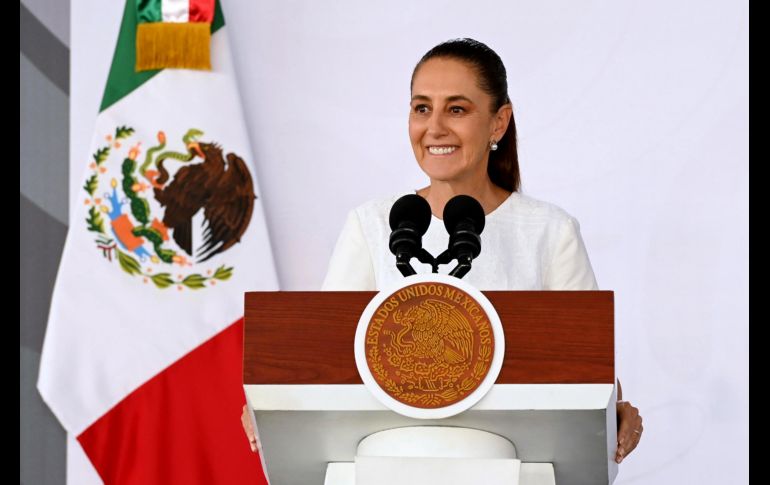 La Presidenta indicó a través de sus redes sociales que instruyó acelerar los trabajos de coordinación entre ambos países. EFE/Presidencia de México