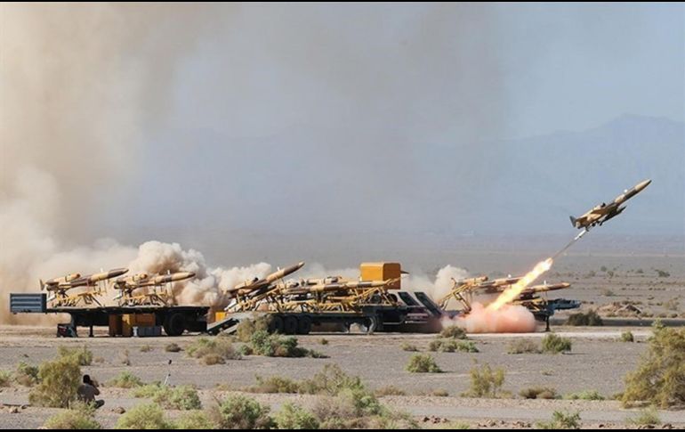La Guardia Revolucionaria iraní anunció continuación de ataques pese a negociaciones con Estados Unidos. EFE /  Agencia de Noticias Iraní Tasnim -