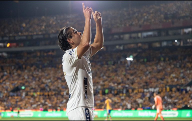 David Rodríguez apagó el volcán con un golazo al minuto 89. EFE/M. Sierra
