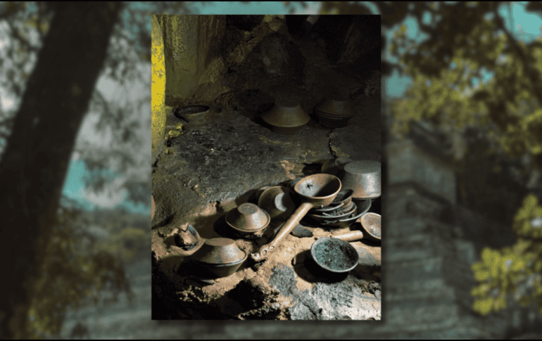 Las autoridades continuarán con análisis de fotogrametría tridimensional y estudios químicos. INAH / CANVA / ESPECIAL
