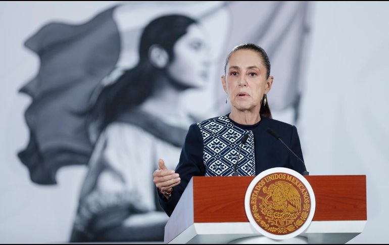 Sheinbaum defendió la actuación de la FGR y aseguró que la investigación cuenta con los elementos suficientes para sustentar las decisiones judiciales adoptadas hasta ahora. EFE/I. Esquivel