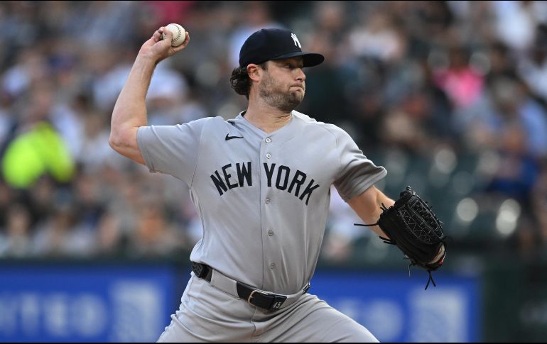 Gerrit Cole. Firmó una de sus mejores actuaciones desde que regresó a la rotación de los Yankees tras su cirugía de ligamento. AP/P- Beaty