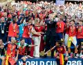 La selección española de futbol se proclamó campeona del mundo el pasado 19 de julio al imponerse en la final a Argentina por 1-0. EFE/L. Jr