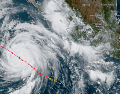 “Genevieve” se convirtió en el primer superhuracán de gran escala en el Pacífico Oriental en dos años. ESPECIAL / NOAA