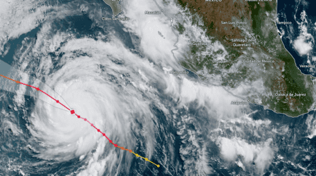 “Genevieve” se convirtió en el primer superhuracán de gran escala en el Pacífico Oriental en dos años. ESPECIAL / NOAA