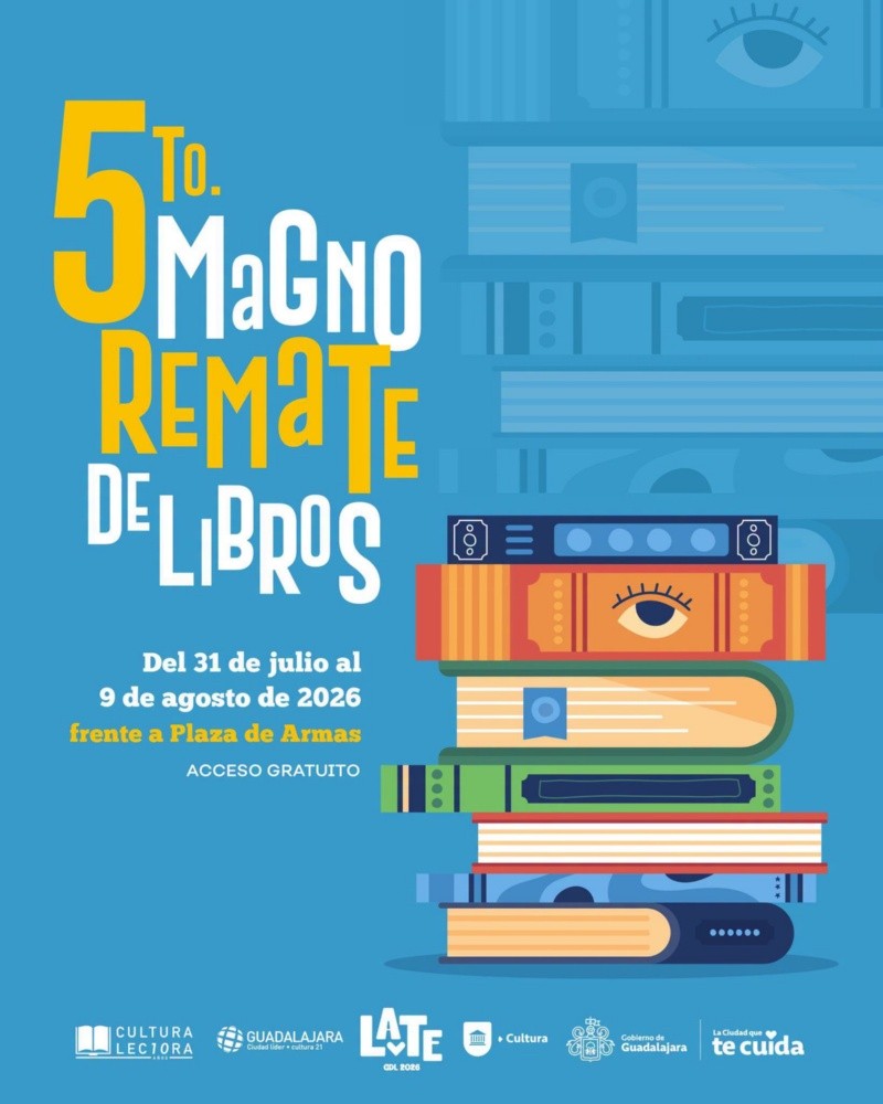 La Dirección de Cultura ha extendido una invitación especial a cinco stands de editoriales y librerías independientes de la región. ESPECIAL/Secretaría de Cultura Guadalajara