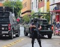 Autoridades municipales recomendaron a la ciudadanía el evitar la zona y mantener la calma. ESPECIAL/Secretaría de Seguridad del Estado