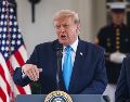 Trump aseguró que el acuerdo permitirá que Gaza quede bajo el control de "un nuevo gobierno palestino". EFE/J. Lo Scalzo
