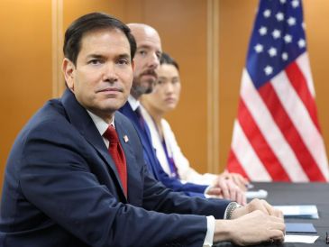 Rubio afirmó que este rechazo a la legitimidad internacional de la Corte "no es algo exclusivo de Estados Unidos". EFE/EPA/Servicio de prensa del Ministerio de Asuntos Exteriores de Rusia