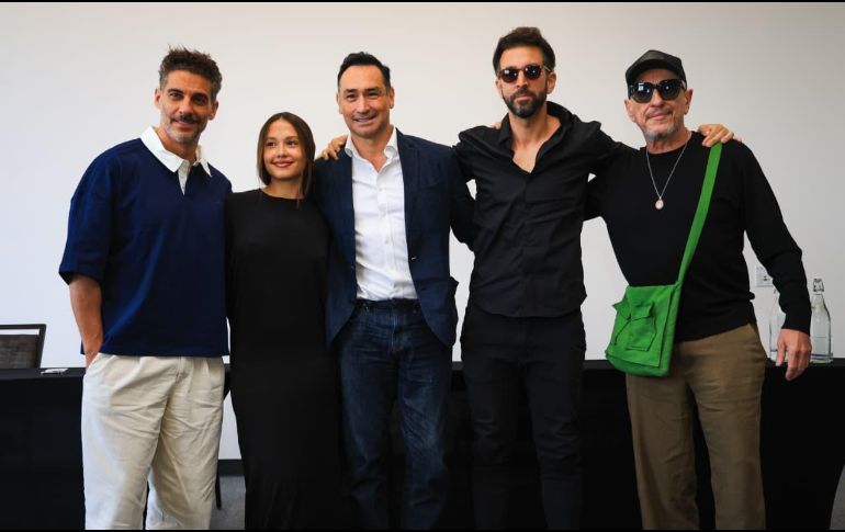 En la imagen, los actores principales de 