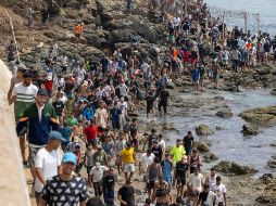 Ante la crisis migratoria registrada en los días anteriores, las autoridades marroquíes rechazaron que exista una sola explicación para la movilización de miles de personas. EFE / ARCHIVO
