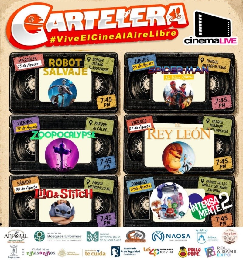 CORTESÍA/ Facebook/ Cinema Live Guadalajara.