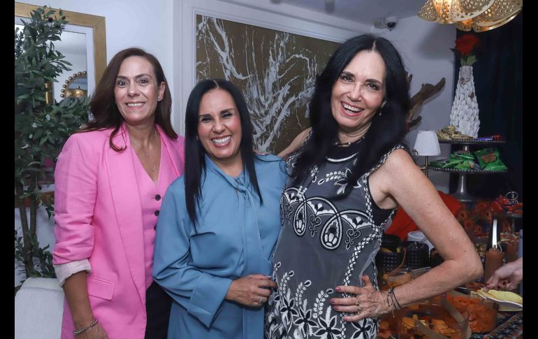 Cecy Sigala, Marcela Muro y Lorena Hecht. GENTE BIEN JALISCO / C. Jimeno
