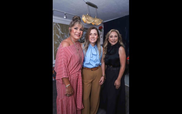 Marcela Alcalá, Salma Barba y Rosy Silvestre. GENTE BIEN JALISCO / C. Jimeno