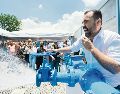 El alcalde Gerardo Quirino Velázquez inauguró el nuevo pozo profundo en San Miguel Cuyutlán, una obra que fortalecerá el abastecimiento de agua potable en el municipio. ESPECIAL
