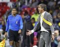 Guillermo Almada reacciona a una jugada del partido América vs. San Diego. Las Águilas un paso importante en la primera fase de la Leagues Cup, torneo en el que únicamente los cuatro mejores equipos de la Liga MX avanzarán a los cuartos de final. EFE/S. Gutiérrez