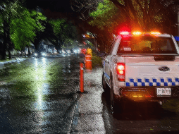 La lluvia que cayó sobre Guadalajara también provocó afectaciones en siete vehículos. ESPECIAL/Policía Vial