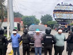 Los tres hombres fueron cuestionados sobre la procedencia del efectivo. Según el reporte policial, señalaron que se trataba de un pago relacionado con una obra civil. ESPECIAL