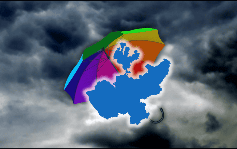 El pronóstico técnico indica que los acumulados de lluvia podrían oscilar entre los 50 y 75 milímetros en un lapso de 24 horas. ESPECIAL / CANVA